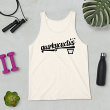 Load image into Gallery viewer, &quot;Quirky Cactus&quot; Cactus Pot Text Tank Top