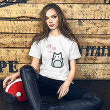 Load image into Gallery viewer, &quot;Cat Love&quot; Cat Hearts T-Shirt