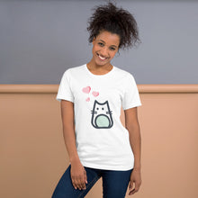 Load image into Gallery viewer, &quot;Cat Love&quot; Cat Hearts T-Shirt