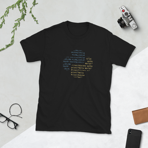 "Python Hello World" Programmer's T-Shirt