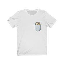 Load image into Gallery viewer, &quot;Cheese In My Pocket&quot; Fake Pocket T-Shirt