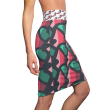 Load image into Gallery viewer, &quot;I&#39;m So Chilli&quot; All-Over Chilli Pencil Skirt