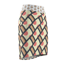 Load image into Gallery viewer, &quot;I Wanna Pizza That&quot; All-Over Pizza Pencil Skirt