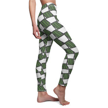 Load image into Gallery viewer, &quot;Quirky Cactus&quot; All-Over Checkered OG Cactus Pot Leggings