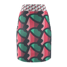 Load image into Gallery viewer, &quot;I&#39;m So Chilli&quot; All-Over Chilli Pencil Skirt