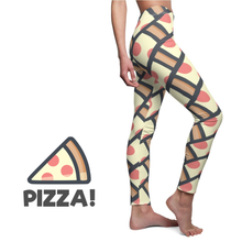 Load image into Gallery viewer, &quot;I Wanna Pizza That&quot; All-Over Pizza Leggings