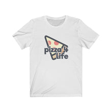 Load image into Gallery viewer, &quot;Pizza 4 Life&quot; Pizza Text T-Shirt