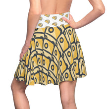 Load image into Gallery viewer, &quot;Cheesy Blocks&quot; All-Over Cheese Skater Skirt