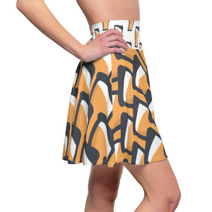 "Beer Pint Tiles" All-Over Beer Pint Skater Skirt