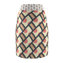 Load image into Gallery viewer, &quot;I Wanna Pizza That&quot; All-Over Pizza Pencil Skirt