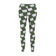 Load image into Gallery viewer, &quot;Quirky Cactus&quot; All-Over Checkered OG Cactus Pot Leggings