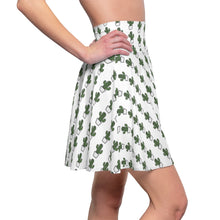 Load image into Gallery viewer, &quot;Quirky Cactus&quot; All-Over Polka OG Cactus High-Waist Skater Skirt