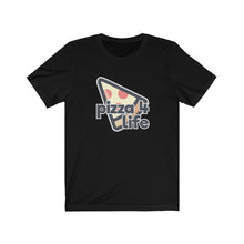 Load image into Gallery viewer, &quot;Pizza 4 Life&quot; Pizza Text T-Shirt