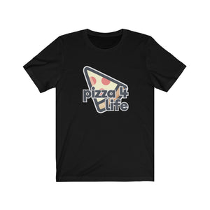 "Pizza 4 Life" Pizza Text T-Shirt