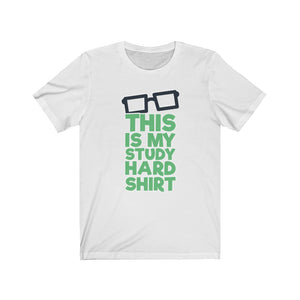 "This Is My Study Hard Shirt" Text T-Shirt