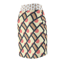 Load image into Gallery viewer, &quot;I Wanna Pizza That&quot; All-Over Pizza Pencil Skirt