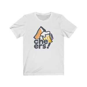 "Cheers" Beer Pint Beer Mug Text T-Shirt