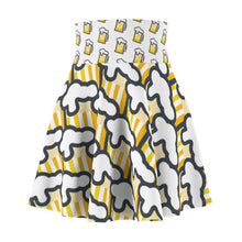 Load image into Gallery viewer, &quot;Beer Mug Tiles&quot; All-Over Beer Mug Skater Skirt