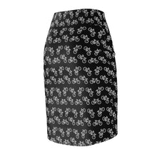 Load image into Gallery viewer, &quot;Bicycle Lovers&quot; All-Over bicycle Pencil Skirt