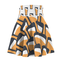 Load image into Gallery viewer, &quot;Beer Pint Tiles&quot; All-Over Beer Pint Skater Skirt