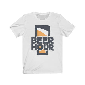 "Beer Hour" Beer Pint Text T-Shirt