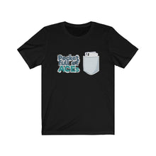 Load image into Gallery viewer, &quot;Pocket Full of Aces&quot; Fake Pocket Text T-Shirt