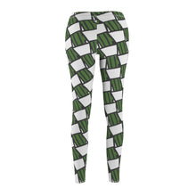 Load image into Gallery viewer, &quot;Quirky Cactus&quot; All-Over Checkered OG Cactus Pot Leggings