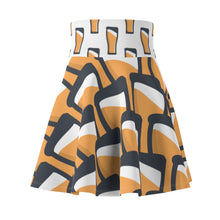 Load image into Gallery viewer, &quot;Beer Pint Tiles&quot; All-Over Beer Pint Skater Skirt