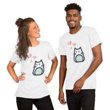 Load image into Gallery viewer, &quot;Cat Love&quot; Cat Hearts T-Shirt