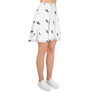 "Always on Point" All-Over Polka Tall Cactus Skater Skirt