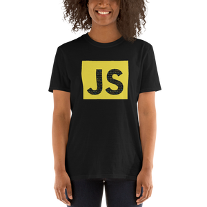 "JS Hello World" Programmer's T-Shirt