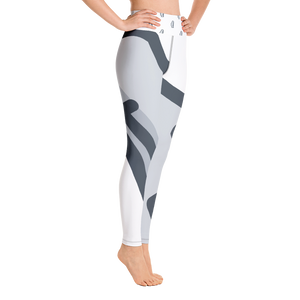 "Mystery of Moai" Full Side-Profile Moai Leggings