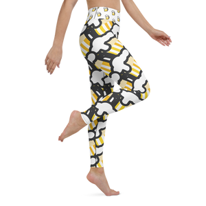 "Yoga for Beers" All-Over Beer Mug Leggings