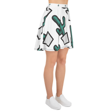 Load image into Gallery viewer, &quot;Always on Point&quot; All-Over Large Polka Tall Cactus Skater Skirt